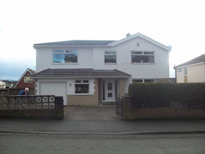 Completed Double Storey House Extension