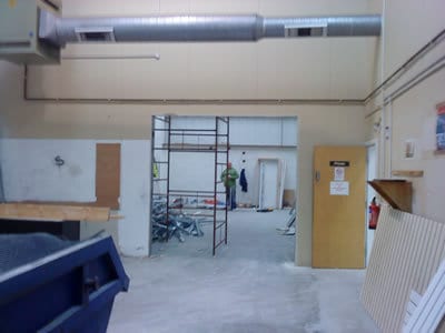 Office Fit out in Industrial Unit