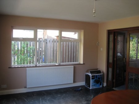 single storey house extension main room